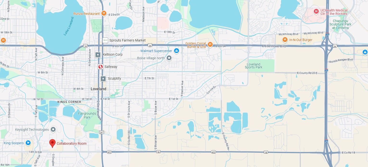 Collaboratory Birds Eye map